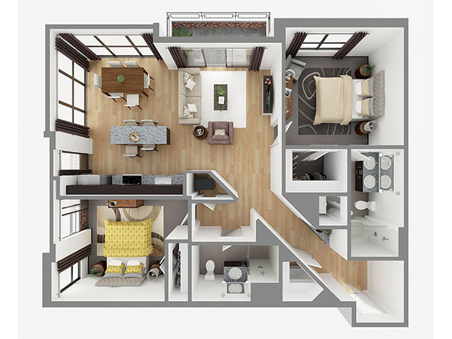 Lot 1101 Floor plan layout