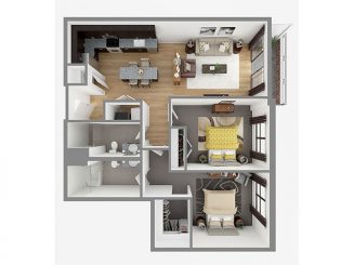 Lot 1035 Floor plan layout