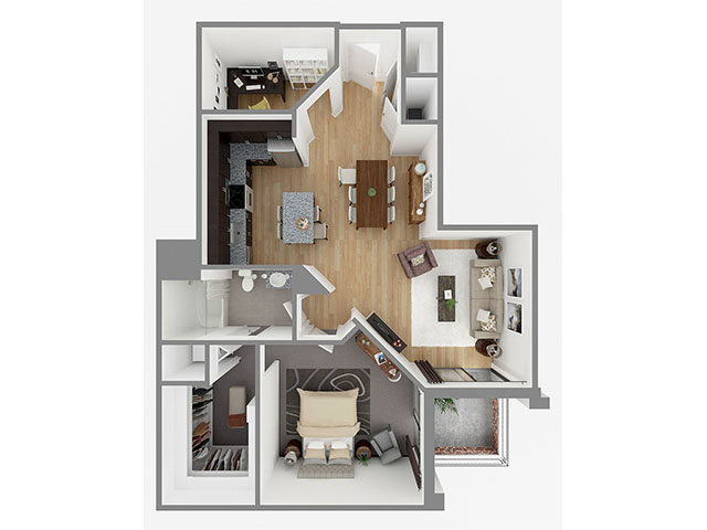 Lot 1007 Floor plan layout