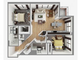 Lot 1106 Floor plan layout