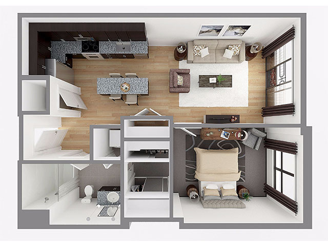 Lot 740 Floor plan layout